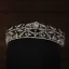 Eleganckie Srebrny Rhinestone Cyrkon Ozdoby Do Włosów Ślubne Tiara 2022 Stop Ślub Ozdoby Do Włosów Ślubne