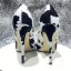 Chic / Belle Blanche Noire Soirée Patchwork Escarpins 2023 12 cm Talons Aiguilles À Bout Pointu Escarpins Talons Hauts