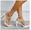 Sexy Orange Street Wear Womens Sandals 2022 X-Strap 11 cm Thick Heels Open / Peep Toe Sandals High Heels