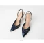 Sexy Silver Pierced Womens Sandals 2022 Street Wear 10 cm Stiletto Heels Pointed Toe Sandals High Heels