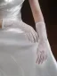 Simple Blanche En Dentelle Fleur Mariage Gants Mariage 2025 Tulle