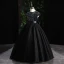 Chic / Beautiful Grey Sequins Prom Flower Girl Dresses 2022 Ball Gown Scoop Neck Sleeveless Sash Bow Floor-Length / Long Flower Girl Dresses