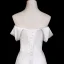 Charmant Weiß Satin Abendkleider 2025 A Linie Bandeau Ärmellos Rückenfreies Sweep / Pinsel Zug Abend Festliche Kleider