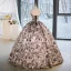 Vintage Champagner Blumen Ballkleider Ballkleid 2023 Bandeau Ärmellos Rückenfreies Lange Ball Festliche Kleider