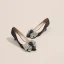 Chic / Beautiful Black Rhinestone Bow Pumps Prom 2022 Leather 6 cm Stiletto Heels Pointed Toe Pumps High Heels