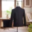 Black Long Sleeve Rhinestone 5-piece Wedding Boys Wedding Suits 2025 Body Jewellery Coat Pants Shirt Tie Vest
