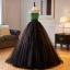 Sexy Green Sequins Prom Dresses 2023 Ball Gown Strapless Sleeveless Backless Floor-Length / Long Prom Formal Dresses