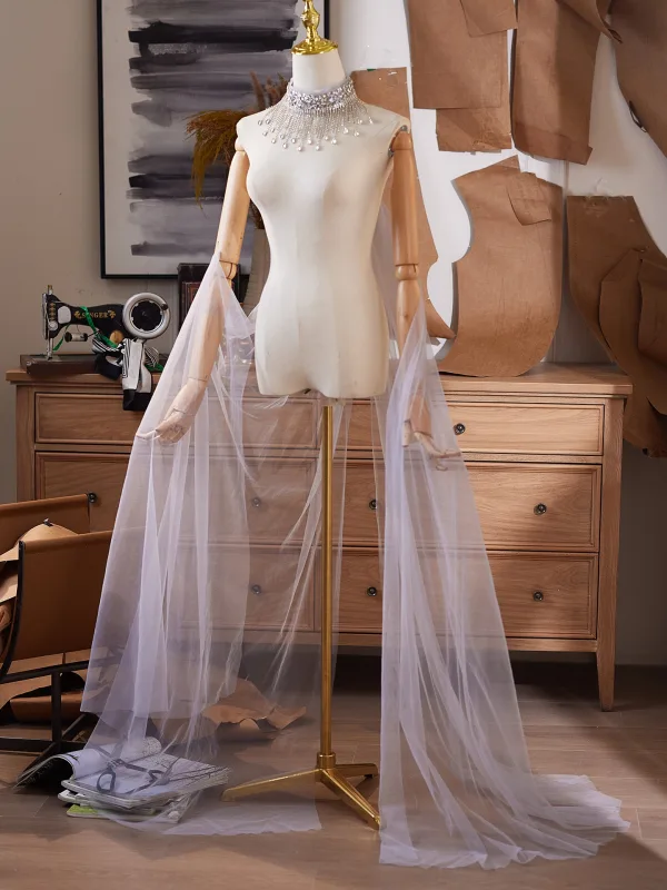 Charming Lavender Handmade  Rhinestone Evening Party shawl 2025