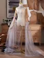 Charming Lavender Handmade  Rhinestone Evening Party shawl 2025