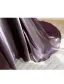 High End Traube Satin Ballkleider 2026 A Linie Bandeau Ärmellos Rückenfreies Sweep / Pinsel Zug Festliche Kleider