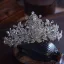 Najpiękniejsze / Ekskluzywne Srebrny Rhinestone Stop Ślub Tiara Ozdoby Do Włosów Ślubne 2025