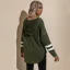 Comfortable Women Army Green Tops Sweatshirts Casual Hooded Cotton Fall Winter Long Sleeve Hoodies 2021