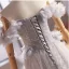 Chic / Belle Gris Appliques Paillettes Robe De Bal 2025 Princesse De l'épaule Sans Manches Dos Nu Longue Robe De Ceremonie