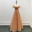Elegant Sky Blue Beading Lace Flower Prom Dresses 2023 A-Line / Princess Square Neckline Short Sleeve Backless Floor-Length / Long Prom Formal Dresses