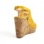 Roman Yellow Street Wear Summer Lace Womens Sandals 2022 Waterproof 10 cm Wedges Open / Peep Toe Sandals High Heels