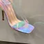 Transparent Evening Party Laser Summer Womens Sandals 2022 11 cm Stiletto Heels Open / Peep Toe Sandals High Heels