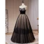 Charming Black Lace Prom Dresses 2023 A-Line / Princess Spaghetti Straps Sleeveless Backless Floor-Length / Long Prom Formal Dresses