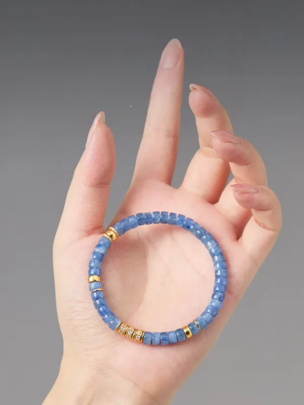 Inhabituel Bleu Ciel Fait main Cristal Naturel Bracelets Accessorize 2025