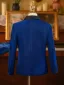 Fashion Royal Blue Sequins Long Sleeve Boys Wedding Suits 2024 Body Jewellery Coat Pants Shirt Tie Vest 6-piece