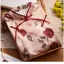 Vintage / Retro Chinese style Blushing Pink Printing Evening Party Cheongsam 2025 Trumpet / Mermaid High Neck Short Sleeve Floor-Length / Long