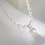 Elegant Sølv Perle Rhinestone Ball Sterling Sølv Halskjeder Tilbehør 2023