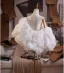 Elegant White Ruffle Wedding shawl 2025 Tulle