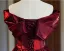 Elegant Burgundy Satin Prom Dresses 2024 Ball Gown Off-The-Shoulder Bow Sleeveless Backless Floor-Length / Long Prom Formal Dresses