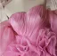 Exaggerated Fuchsia Cascading Ruffles Prom Dresses 2024 Ball Gown Off-The-Shoulder Puffy Short Sleeve Backless Chapel Train Prom Formal Dresses