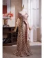 Glitzernden Gold Schleife Pailletten Ballkleider 2026 A Linie Off Shoulder Kurze Ärmel Rückenfreies Lange Festliche Kleider