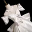 Modest / Simple Elegant Ivory Beading Lace Flower Satin Wedding Dresses 2025 Ball Gown Off-The-Shoulder Sleeveless Backless Bow Floor-Length / Long Wedding