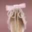 Schön Charmant Weiß Brautschuhe 2023 Knöchelriemen Perle Schleife 9 cm Stilettos Spitzschuh Hochzeit Sandaletten Hochhackige