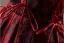 Vintage / Retro Burgundy Printing Short Homecoming Graduation Dresses 2024 A-Line / Princess Spaghetti Straps Sleeveless Backless Formal Dresses