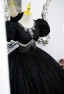 Élégant Noire Perle Faux Diamant Paillettes Robe De Bal Longue 2022 Robe Boule Encolure Dégagée Gonflée Manches Courtes Dos Nu Promo Robe De Ceremonie