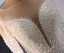 Haut de Gamme Blanche Fait main Perle Paillettes Robe De Mariée 2024 Trompette / Sirène Encolure Dégagée Manches Longues Dos Nu Train De Balayage Mariage