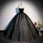 Illusion Schwarz Pailletten Ballkleider 2023 Ballkleid Bandeau Ärmellos Rückenfreies Lange Ball Festliche Kleider