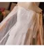 Minimalist White A-Line / Princess Wedding Dresses 2025 Strapless Sleeveless Backless Sweep Train Wedding