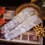Vintage / Originale Blanche Perlage Paillettes En Dentelle Fleur Mariage Gants Mariage 2026 Tulle