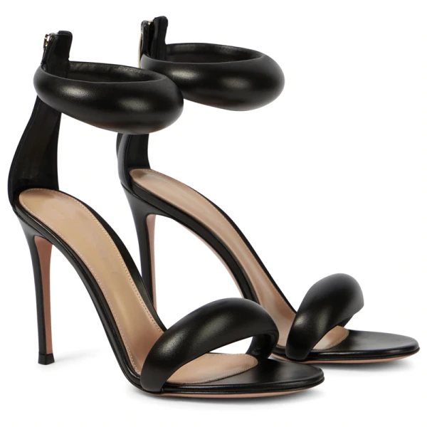 Unusual Fuchsia Cocktail Party Prom Womens Sandals 2022 Ankle Strap 9 cm Stiletto Heels Open / Peep Toe Sandals High Heels