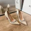 Schöne Schwarz Strass Abend Pumps 2026 10 cm Stilettos Spitzschuh Pumps Hochhackige