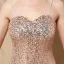 Scintillantes Blanche Paillettes Robe De Soirée 2024 Trompette / Sirène Bretelles Spaghetti Sans Manches Dos Nu Longue Soirée Robe De Ceremonie