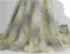 Fashion Flower Fairy Sage Green Appliques Prom Dresses 2024 A-Line / Princess Strapless Sleeveless Backless Sweep Train Prom Formal Dresses