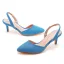 Bling Bling Himmelblau Pailletten Ball Sandalen Damen 2023 6 cm Stilettos Spitzschuh Sandaletten Hochhackige
