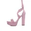 Fashion Burgundy Cocktail Party Womens Sandals 2022 Ankle Strap 12 cm Thick Heels Open / Peep Toe Sandals High Heels