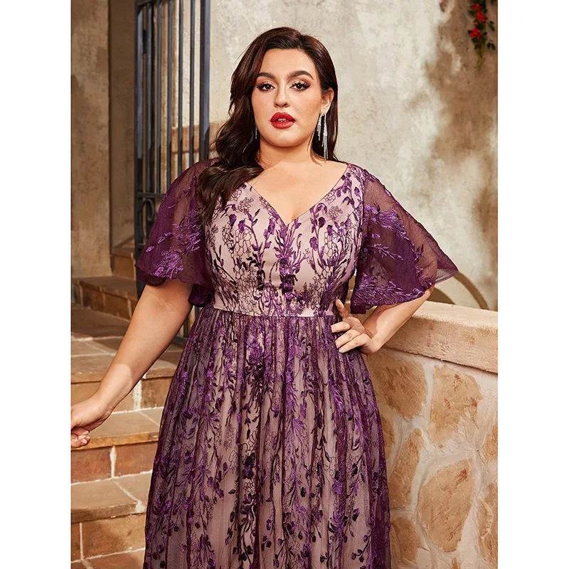 strapless open back dress Plus Size Womens Satin Formal Dress Long Sleeves Sparkle Prom Gown – Rosymae
