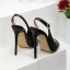 Sexy Black Cocktail Party Patent Leather Womens Sandals 2022 12 cm Stiletto Heels Open / Peep Toe Sandals High Heels
