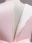 Lovely Blushing Pink Butterfly Appliques Birthday Flower Girl Dresses 2024 Ball Gown Scoop Neck Sleeveless Bow Sash Floor-Length / Long