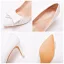 Chic / Belle Blanche Noeud Promo Escarpins 2022 7 cm Talons Aiguilles À Bout Pointu Escarpins Talons Hauts