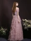 Charming Blushing Pink Beading Pearl Sequins Prom Dresses 2024 Trumpet / Mermaid Off-The-Shoulder Sleeveless Backless Floor-Length / Long Prom Formal Dresses