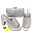 Chic / Beautiful Black Rhinestone Evening Party Womens Sandals Clutch Bags 2023 10 cm Thick Heels Open / Peep Toe Sandals High Heels Clutch Bags