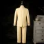 Yellow 6-piece Long Sleeve Boys Wedding Suits 2024 Body Jewellery Coat Pants Shirt Tie Vest